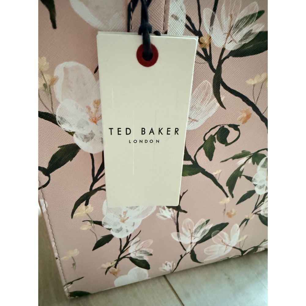 Ted Baker London "The Icon" Pink Floral Tote  Bag NWT - Picture 12 of 13